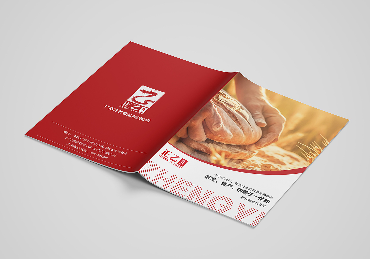 食品企业画册设计 企业画册 宣传册设计 产品册