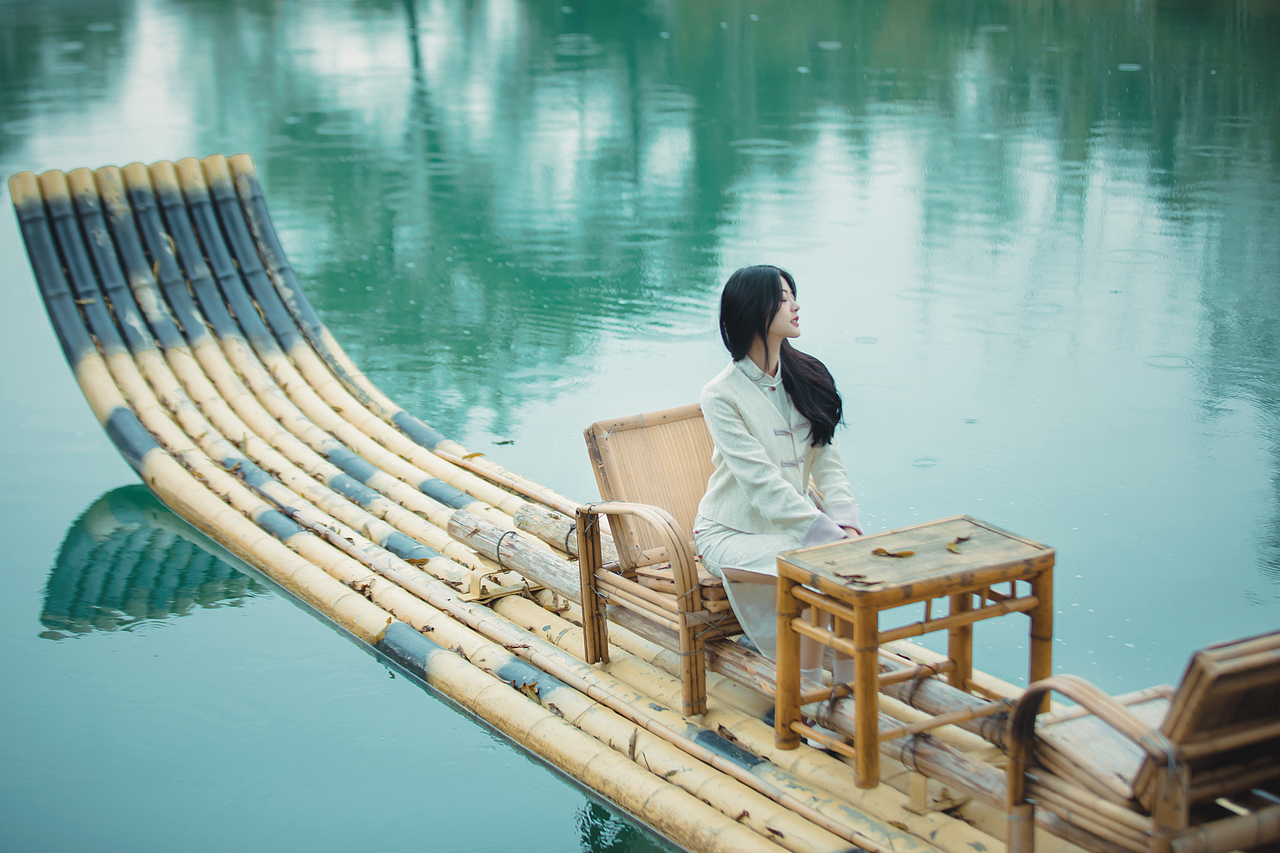 河边小舟人像（图ZMzg0MDQzNDEy） - 人像摄影 - 站酷设计师听说你也来过原创素材 - 站酷ZCOOL