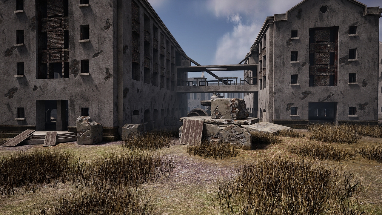 次世代场景废墟楼(渲染直出无后期)