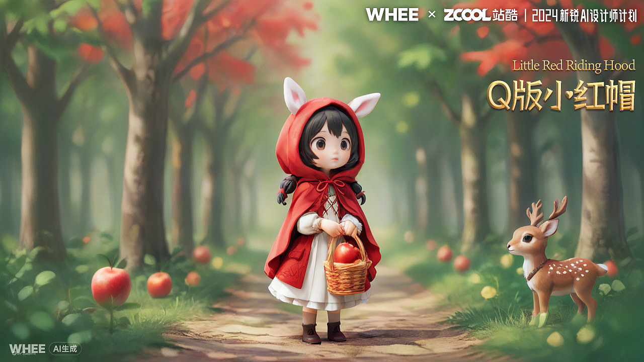挚纯童话系列 | Q版小红帽x盲盒设计
