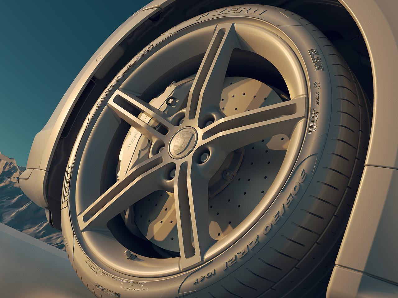 Porsche Taycan Turbo S - Full CG（图ZMzg0MDgzOTIw） - 机械/交通 - 站酷设计师发海原创素材 - 站酷ZCOOL