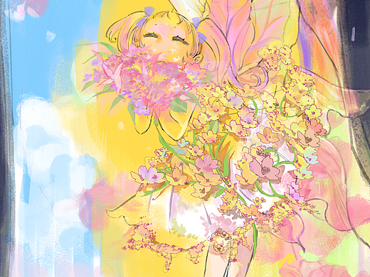 只为自己开的花