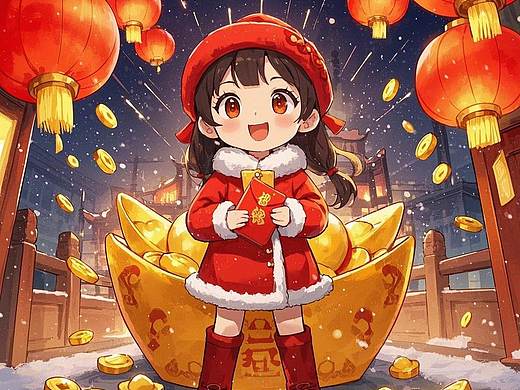 一组蛇年ai.动漫头像，希望新的一年事事如意，顺利