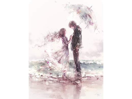 虚无情绪插画