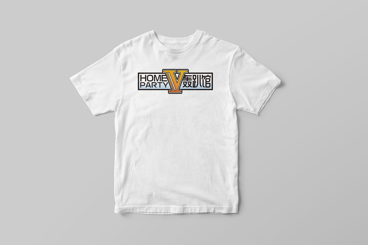 【地域特色平面设计】V轰趴馆LOGO