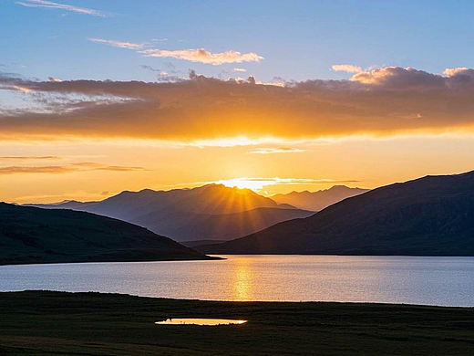 美景夕阳