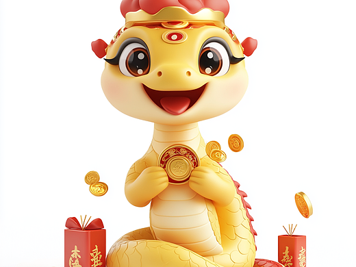 蛇年生肖形象（个人主页-ZNzEyNDU2MzI=） - AI作品 - 站酷设计师Z197812334原创素材 - 站酷ZCOOL