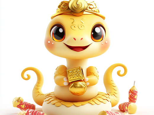 蛇年生肖形象（个人主页-ZNzEyNDcwOTI=） - AI作品 - 站酷设计师Z197812334原创素材 - 站酷ZCOOL