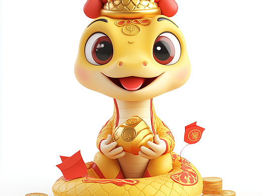 蛇年生肖形象（个人主页-ZNzEyNDc1NjA=） - AI作品 - 站酷设计师Z197812334原创素材 - 站酷ZCOOL