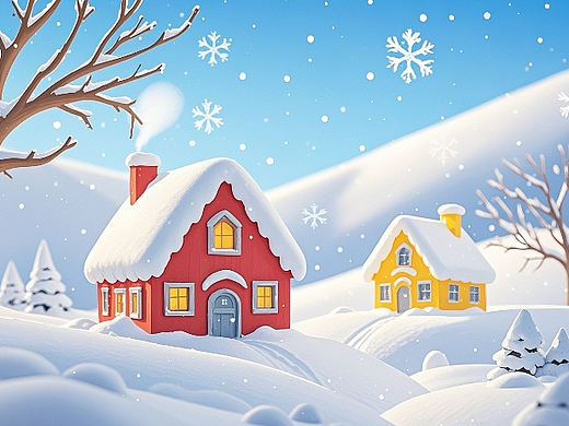 大雪雪景