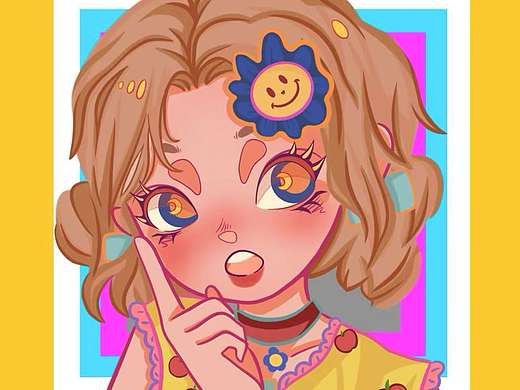 接动漫头像和描线