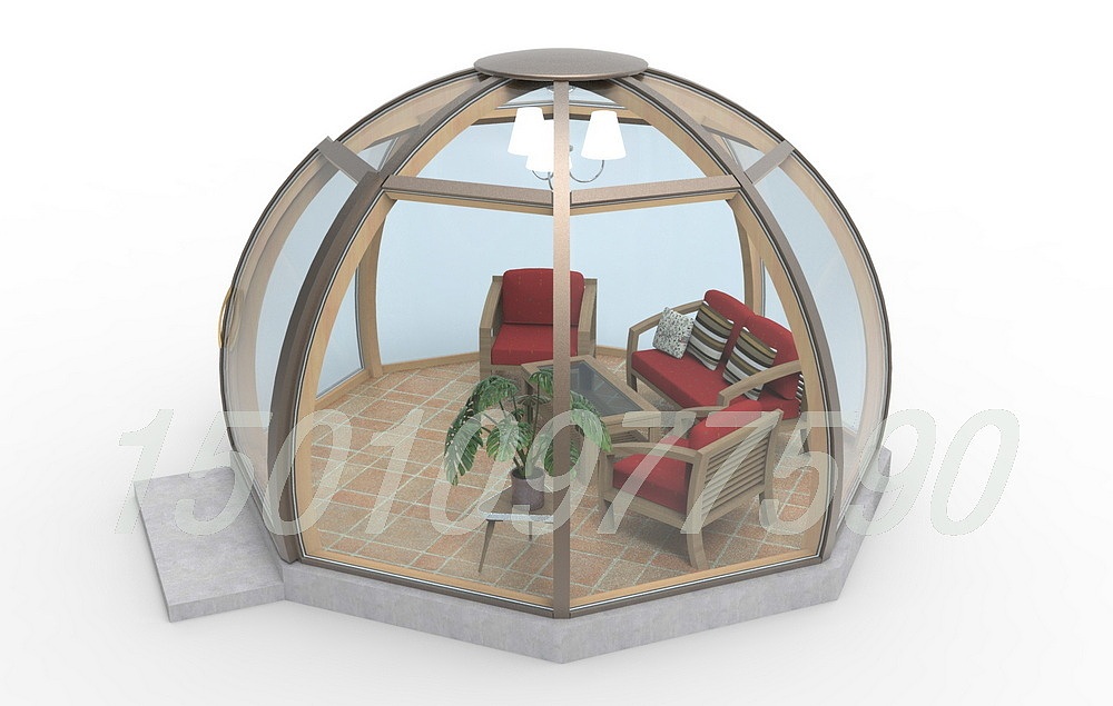 球形玻璃屋设计效果图