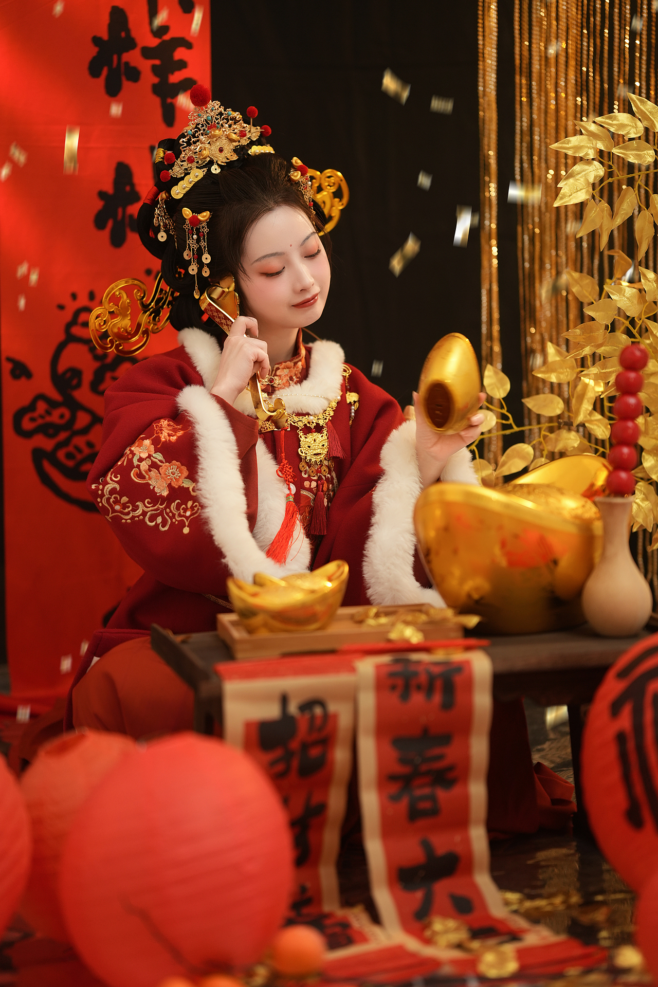 新年写真|小财神驾到,见着发财!