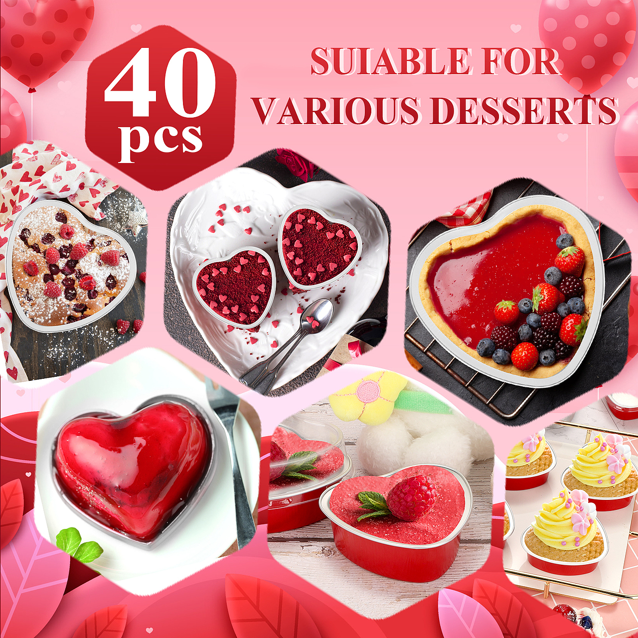 亚马逊套图视频-情人节礼物-爱心挂件-透明包花纸合集