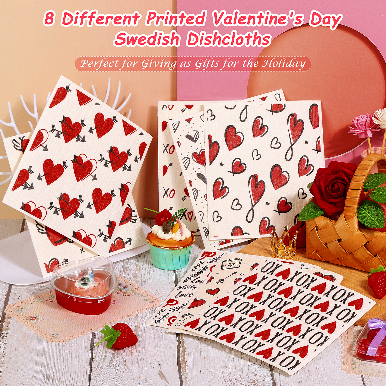 亚马逊套图视频-情人节礼物-爱心挂件-透明包花纸合集