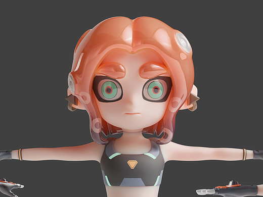 Splatoon！(关于我买了喷射战士卡带后做小鱿鱼这件事)