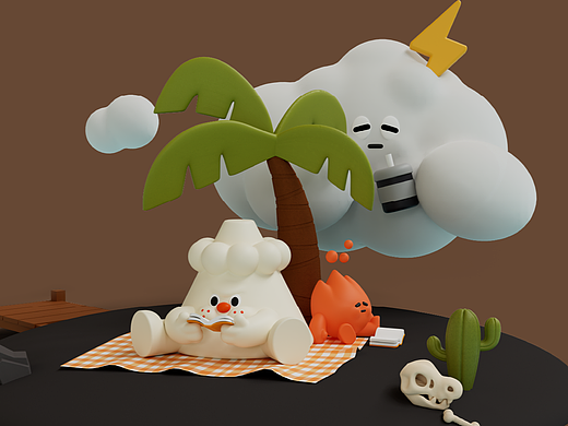 火山PUPU和朋友们IP形象设计手册