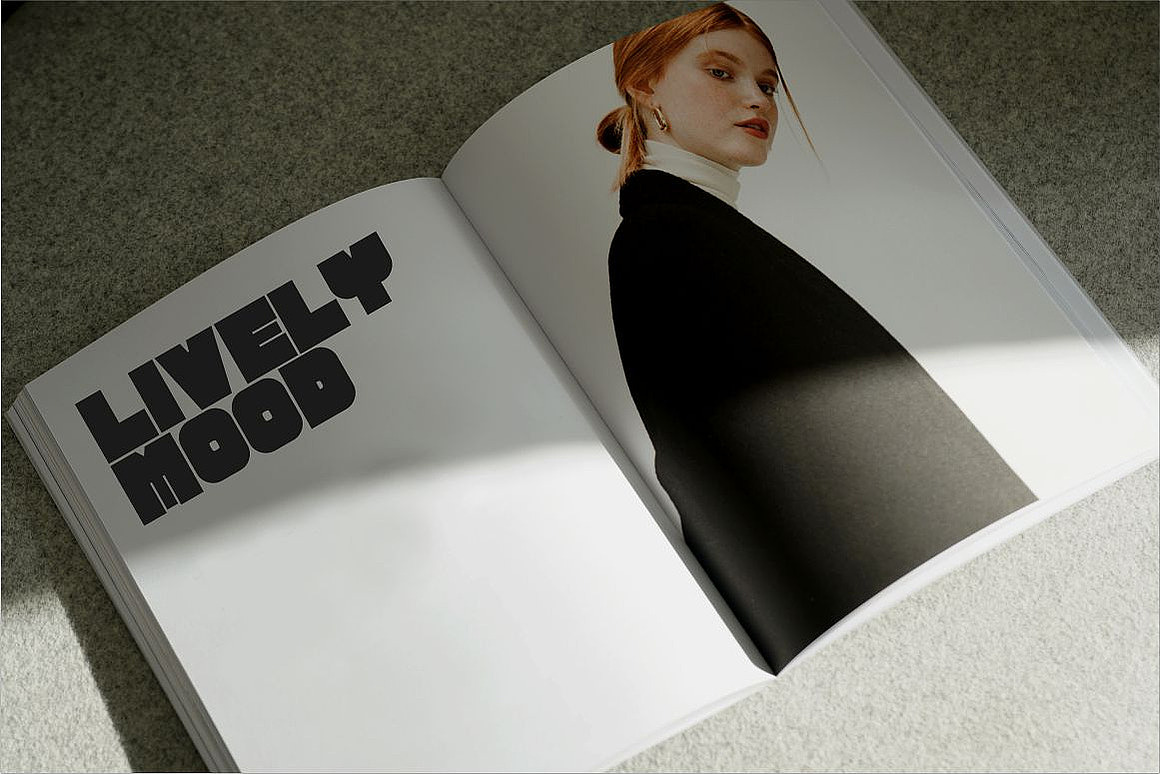 现代潮流粗体大字报广告牌海报封面标题无衬线英文字体