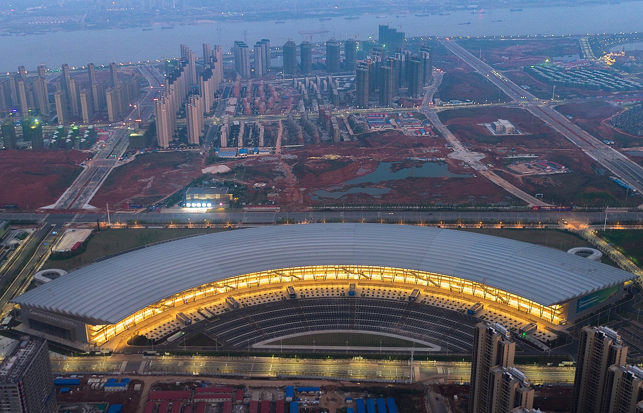 南昌绿地国际博览中心SU模型下载