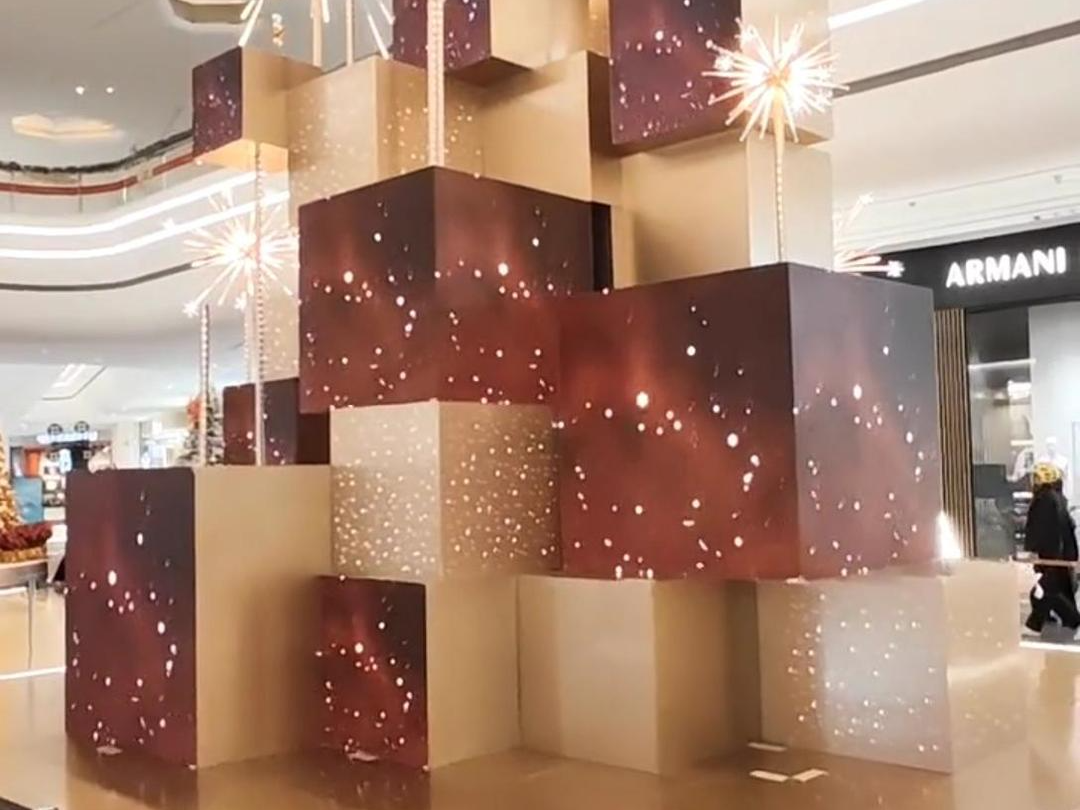 LED魔方屏创意LED屏立方体LED显示屏【联诚发】_联诚发-站酷ZCOOL