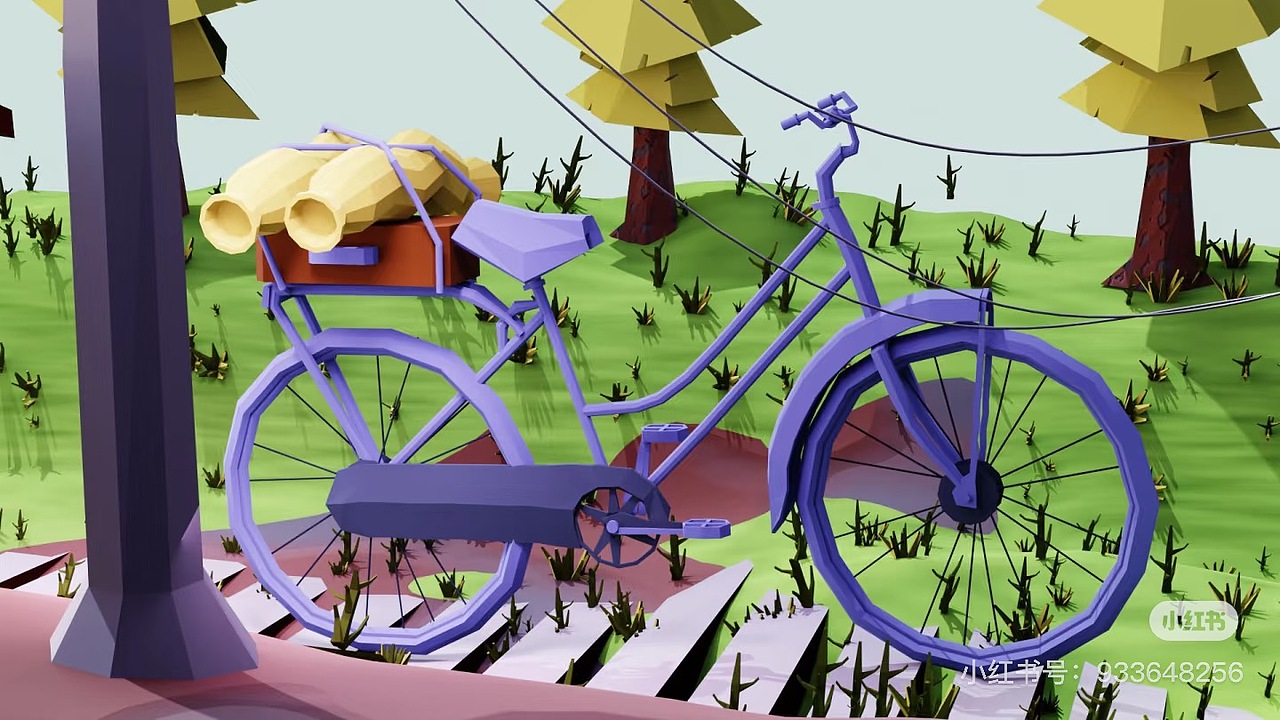 “小蓝小汽车”的翻版“小蓝自行车”（图ZMzg0MTc2NTYw） - 场景 - 站酷设计师饭饭嘛都学原创素材 - 站酷ZCOOL