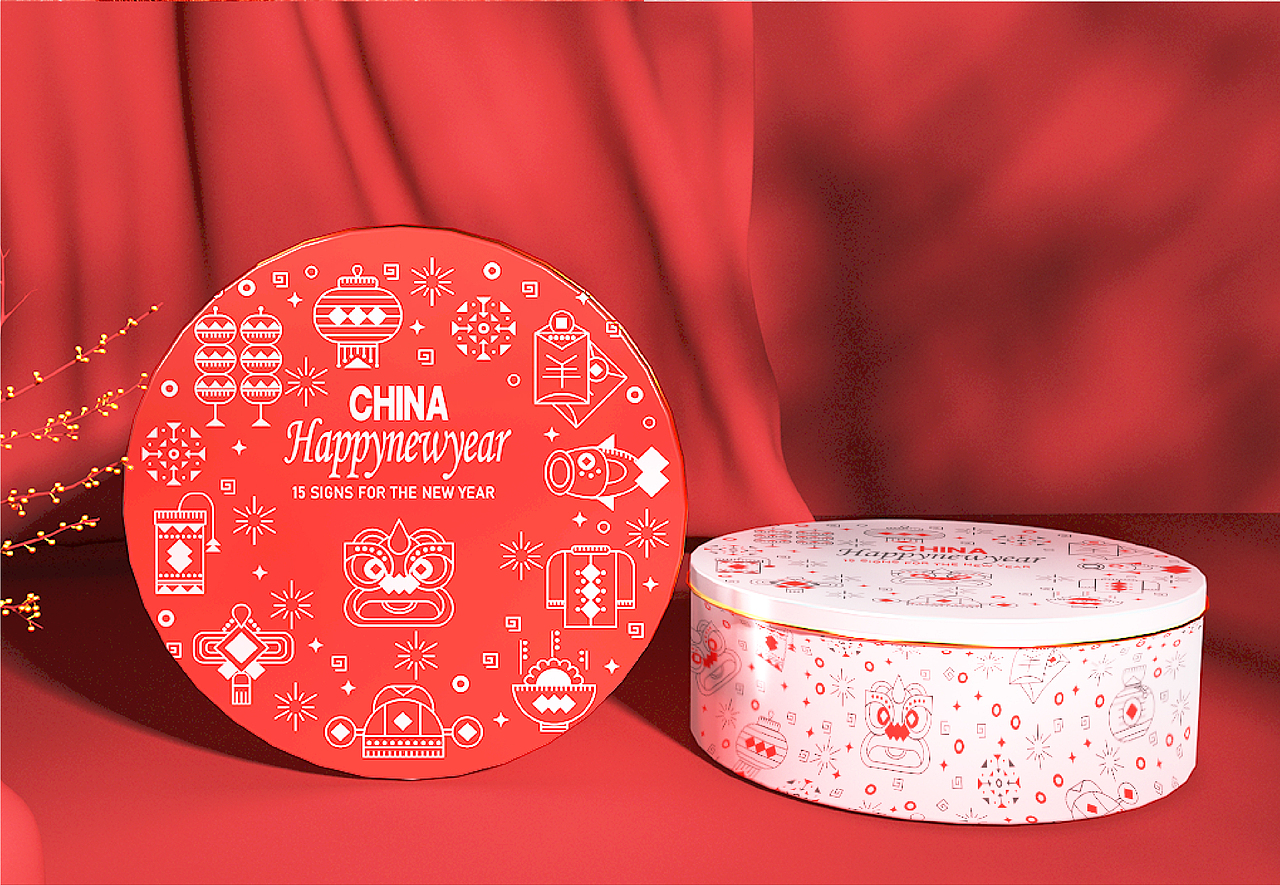春节贺卡图案设计（图ZMzg0MTc3MzA4） - 宣传物料 - 站酷设计师陈SAi原创素材 - 站酷ZCOOL