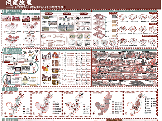 195927凤凰故里—乡村文旅融合下的乡村景观规划设计