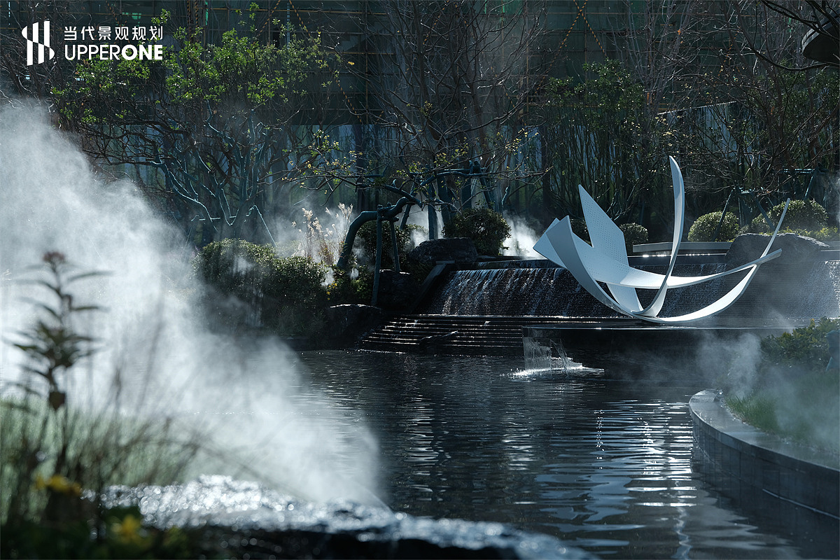富力绿都·中央公园【武汉】景观设计分享丨当代景观