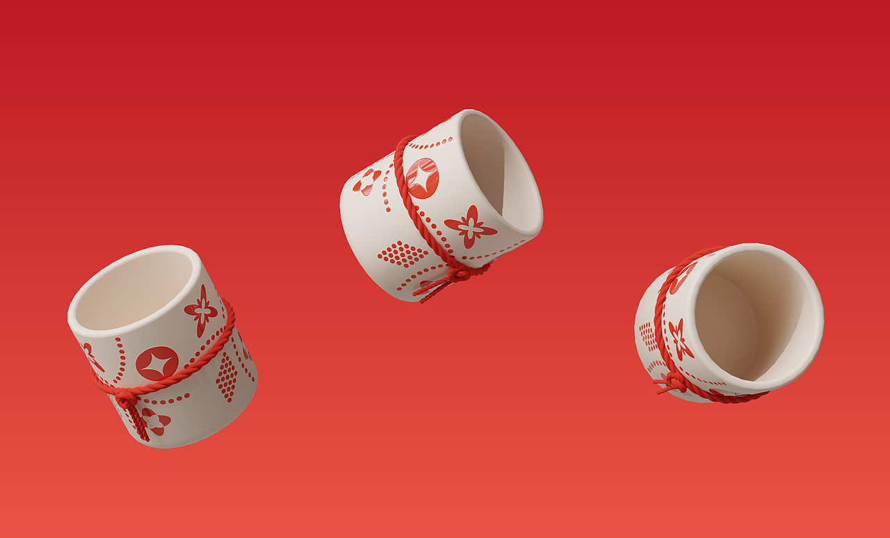 蛇来运转香薰套装、春节礼盒设计