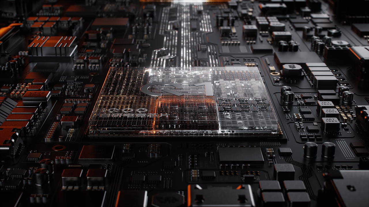 IQOO芯片科幻动态设计