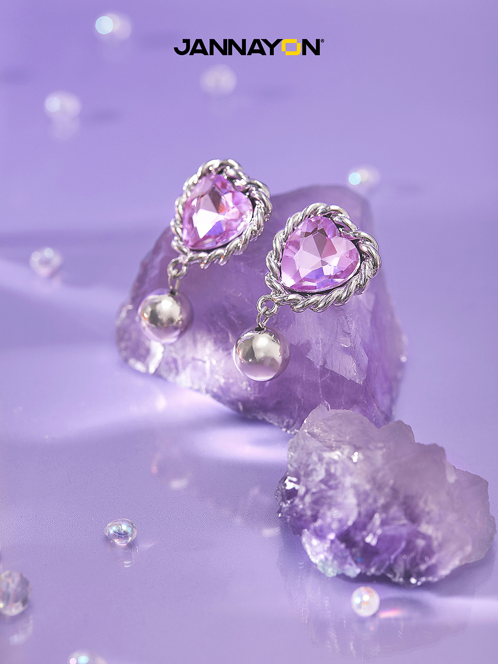 梦幻紫饰品拍摄分享