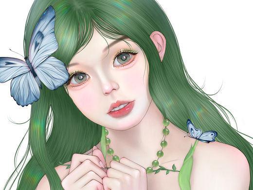 mbti之infp小蝴蝶拟人