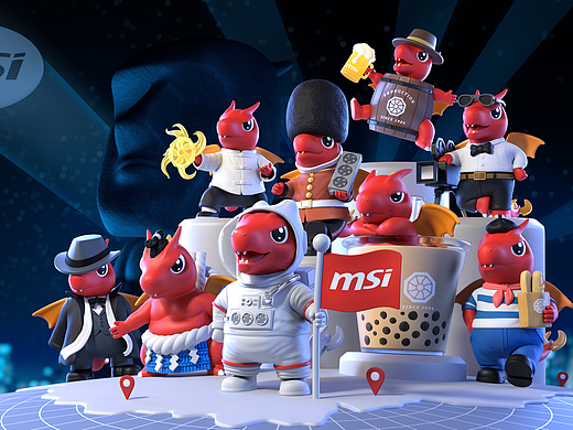 LUCKY AROUND THE WORLD - Blind Box of Lucky | MSI