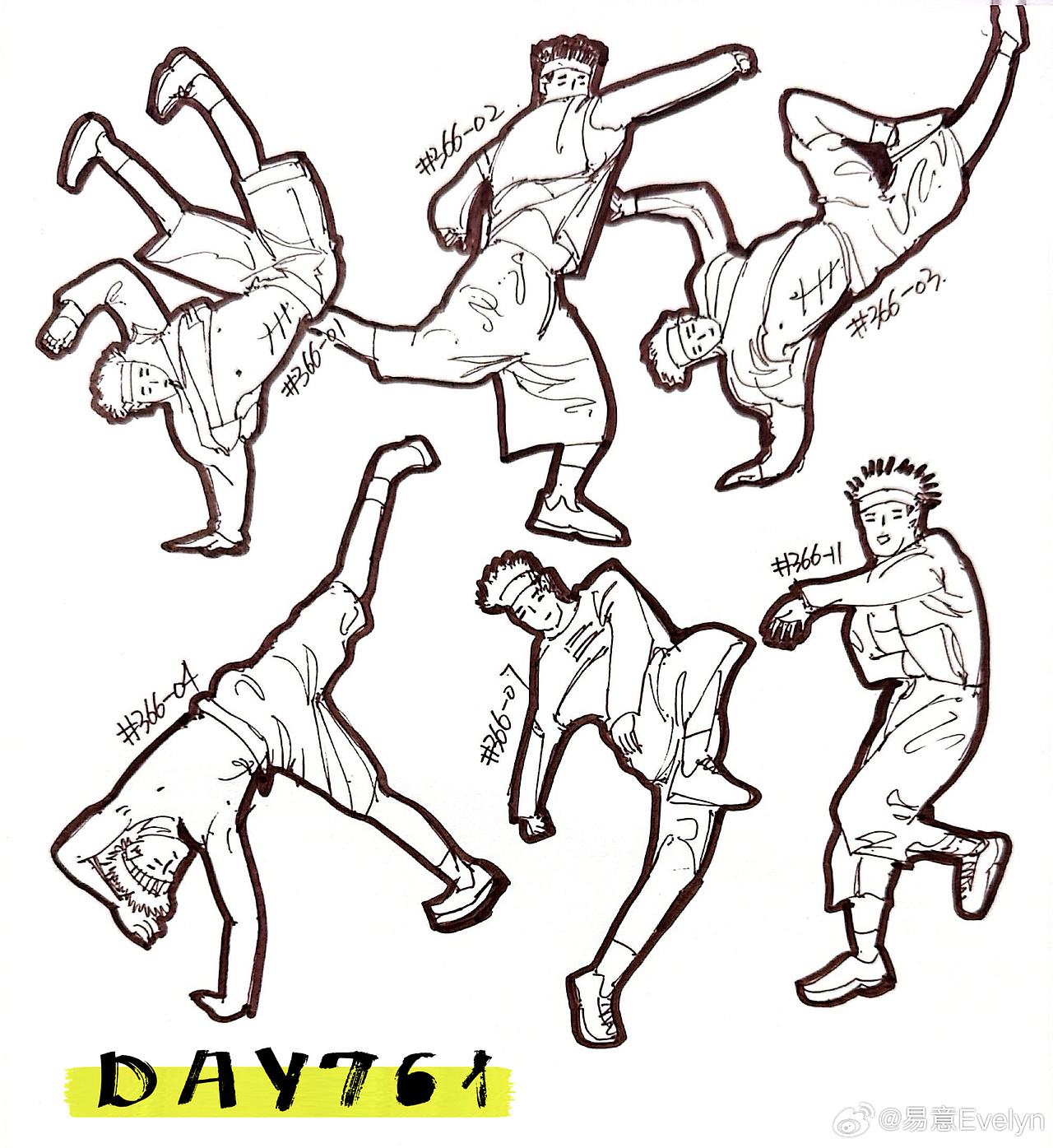 速写60天挑战第13次2024年9月至10月（图ZMzg0MjM1ODY0） - 创作习作 - 站酷设计师易意Evelyn原创素材 - 站酷ZCOOL