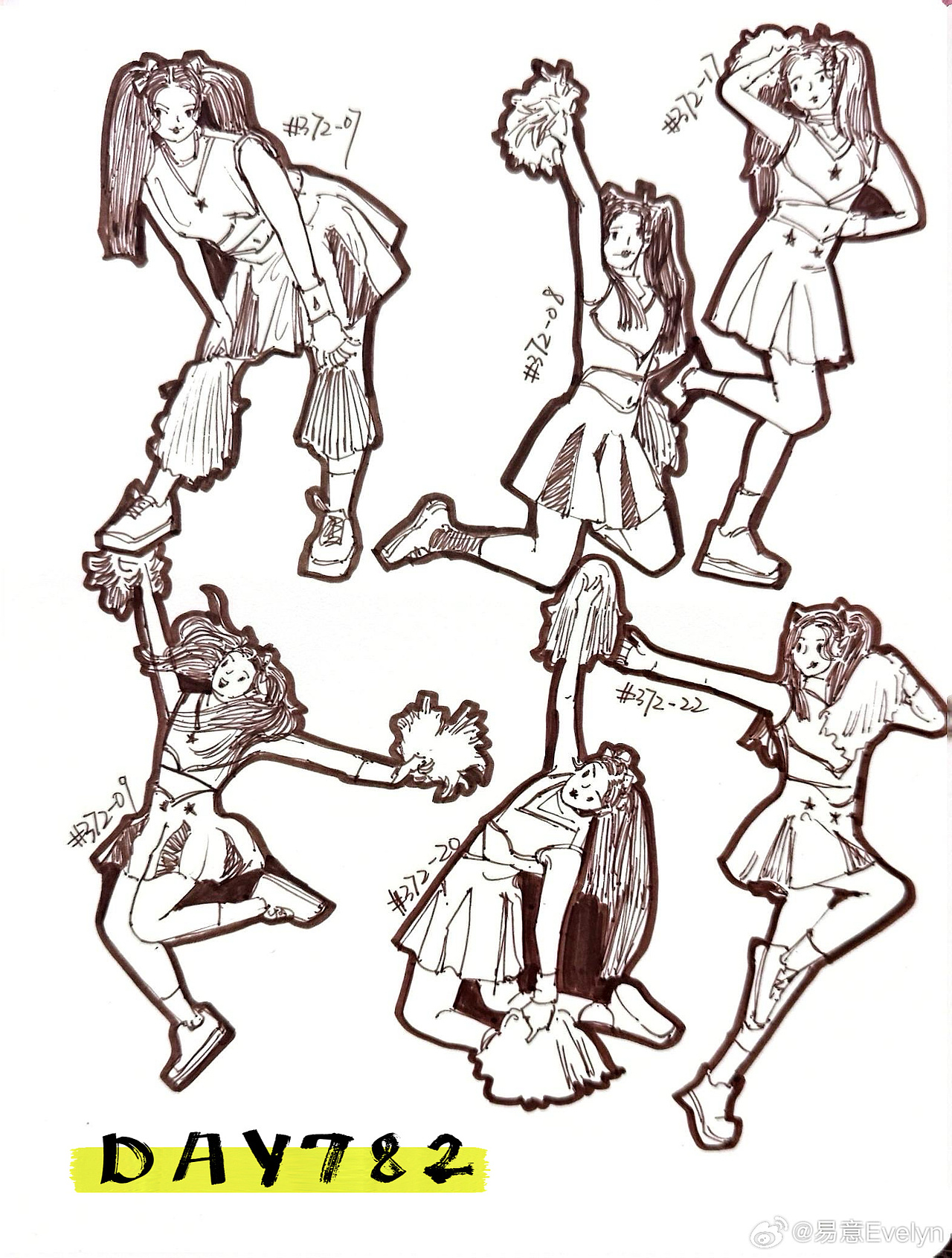 速写60天挑战第14次2024年11月至12月（图ZMzg0MjM2MDMy） - 创作习作 - 站酷设计师易意Evelyn原创素材 - 站酷ZCOOL