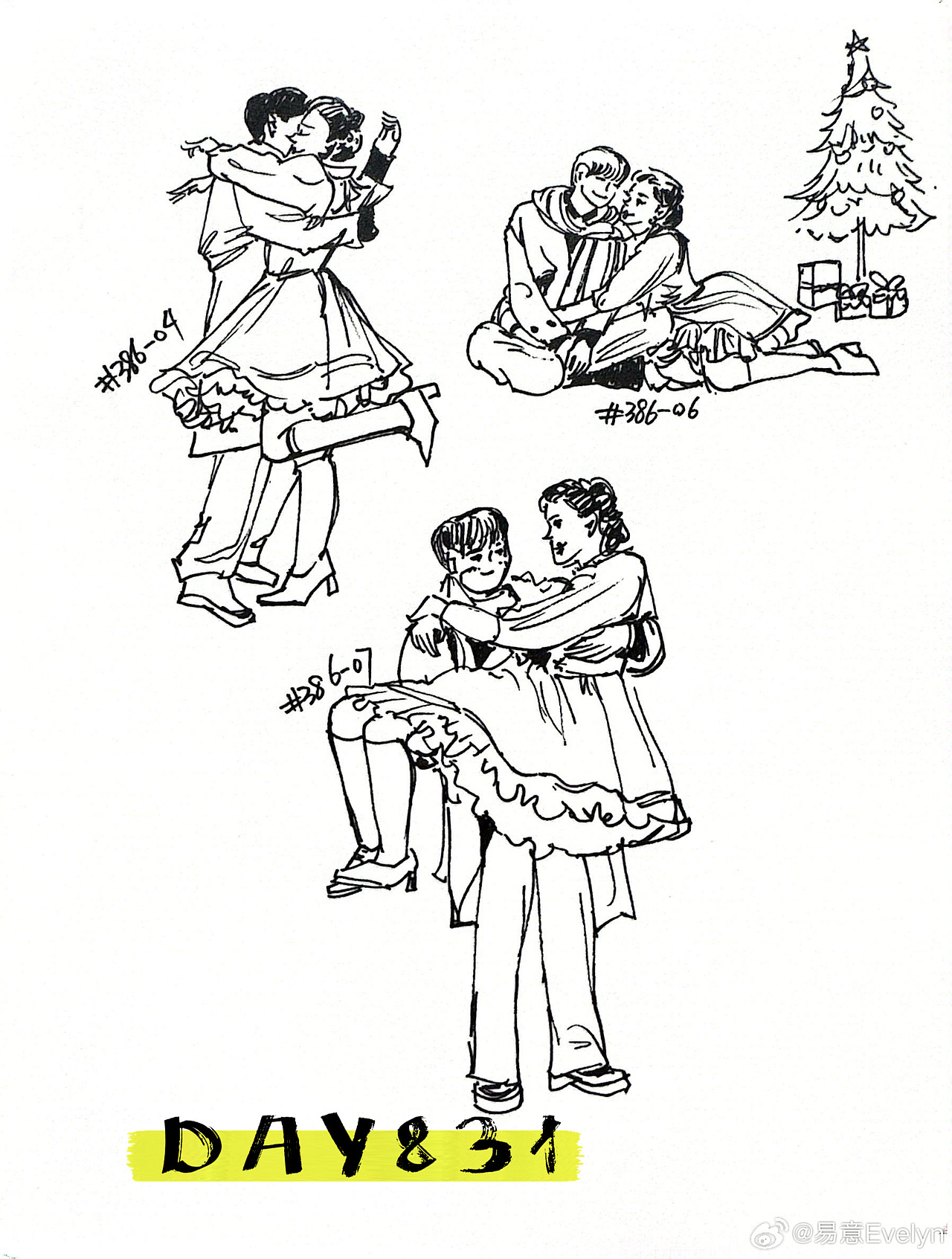 速写60天挑战第14次2024年11月至12月（图ZMzg0MjM2MjI4） - 创作习作 - 站酷设计师易意Evelyn原创素材 - 站酷ZCOOL