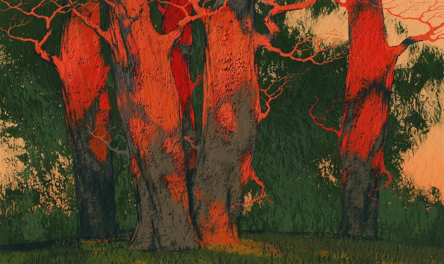 乌克兰画家用树演绎「冬日的极致浪漫」 | 365天的好设计NO.17