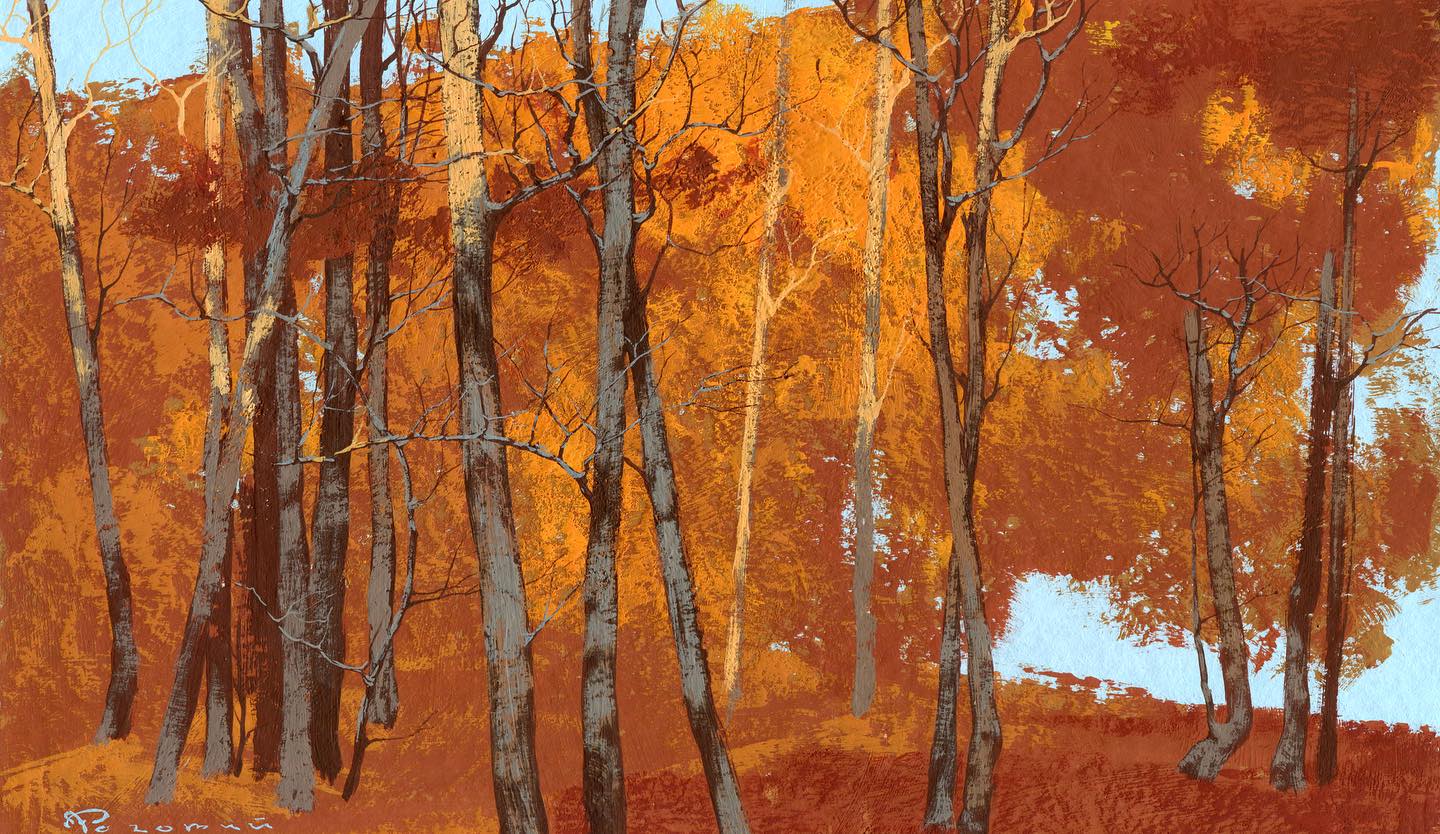 乌克兰画家用树演绎「冬日的极致浪漫」 | 365天的好设计NO.17