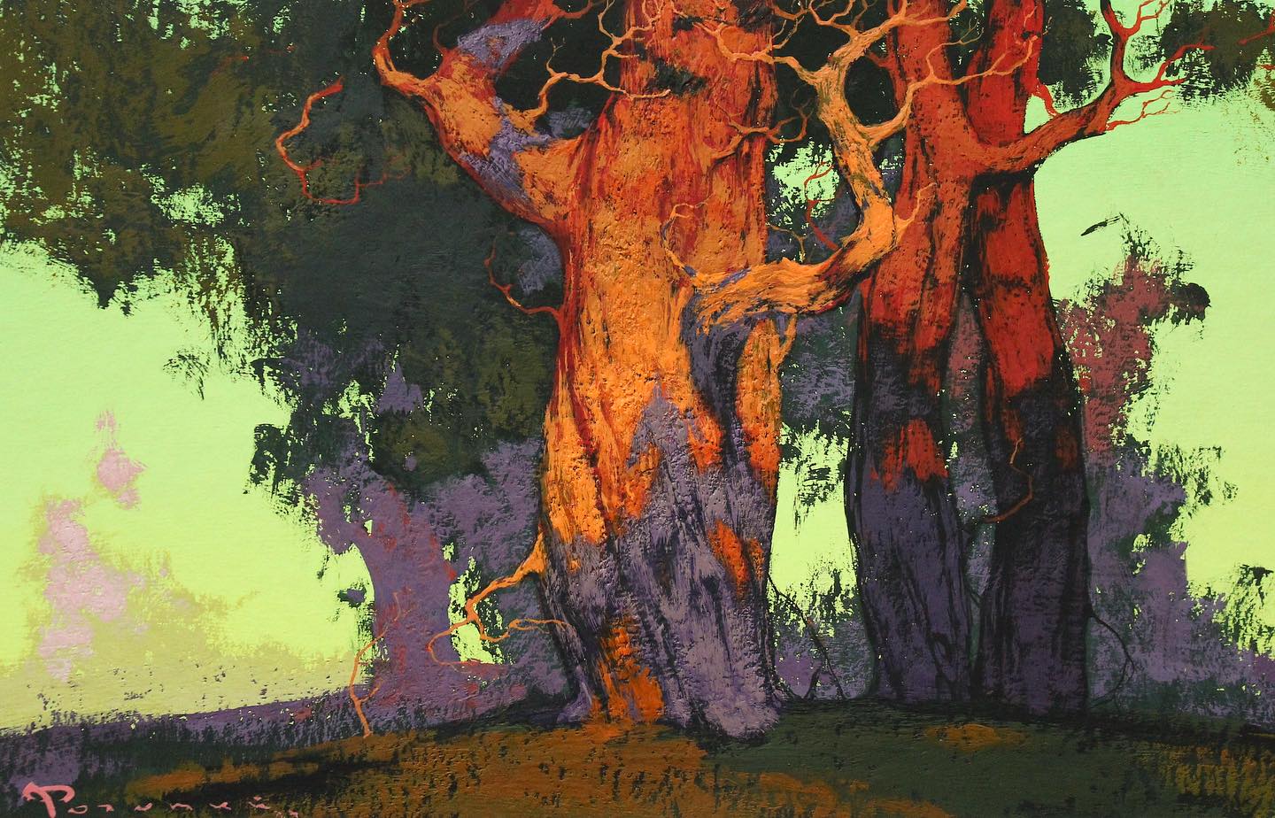 乌克兰画家用树演绎「冬日的极致浪漫」 | 365天的好设计NO.17