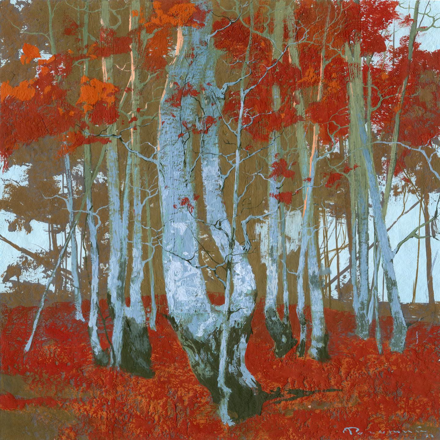 乌克兰画家用树演绎「冬日的极致浪漫」 | 365天的好设计NO.17