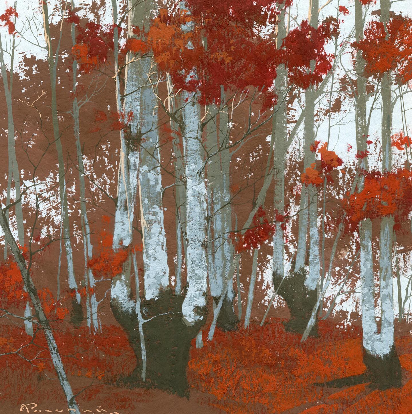 乌克兰画家用树演绎「冬日的极致浪漫」 | 365天的好设计NO.17