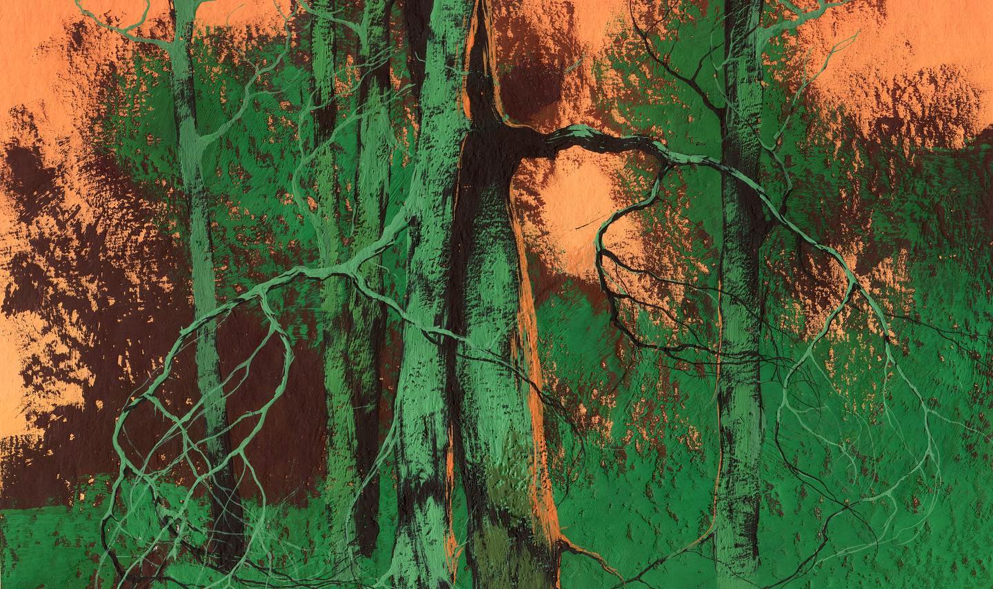 乌克兰画家用树演绎「冬日的极致浪漫」 | 365天的好设计NO.17