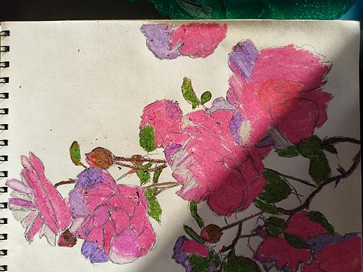 油画棒作品