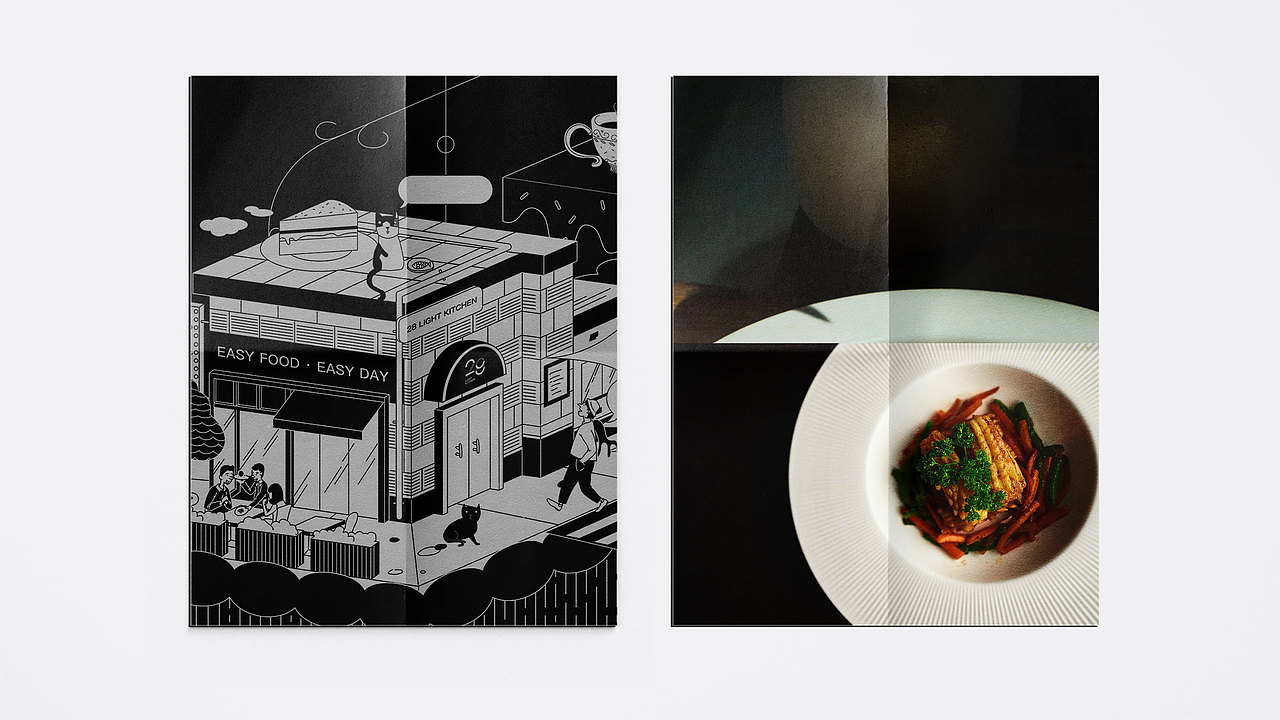 品牌视觉形象｜28LIGHTKITCHEN╳鹊时设计编辑部（图ZMzg0MjU1Nzcy） - 品牌 - 站酷设计师鹊时设计原创素材 - 站酷ZCOOL