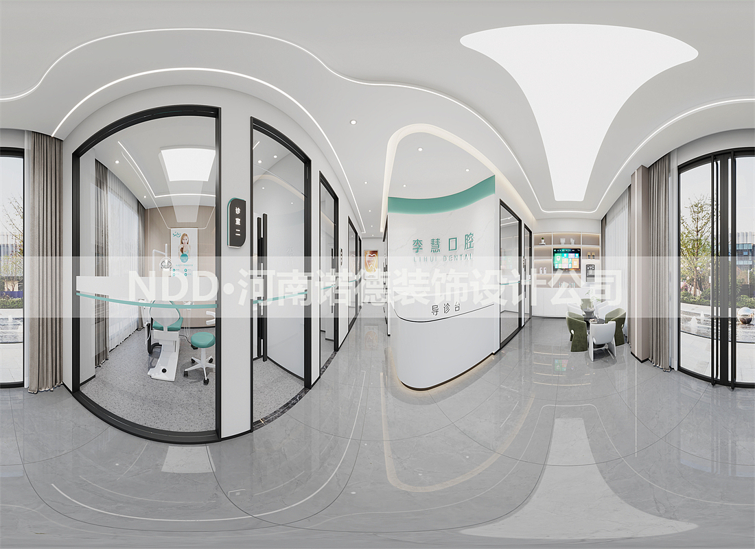 周口110平口腔诊所装修效果图｜周口口腔诊所装修要求（图ZMzg0MjU4NjAw） - 商业空间设计 - 站酷设计师诺德设计原创素材 - 站酷ZCOOL