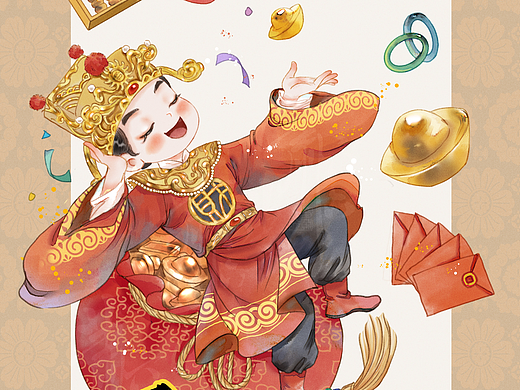 财神到！逍遥小财神，见者生财！