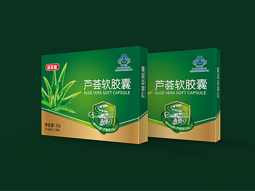芦荟软胶囊包装设计益生菌包装盒设计