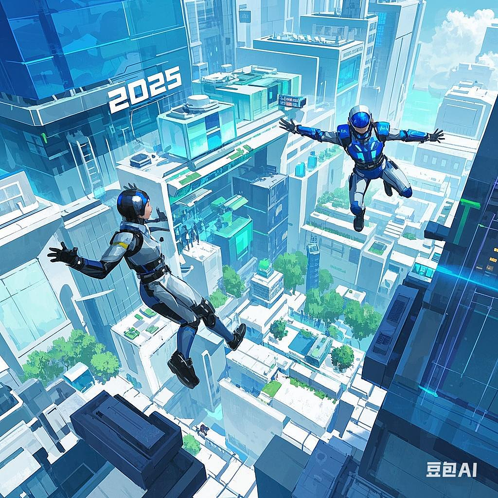 2025年科技年代感插画