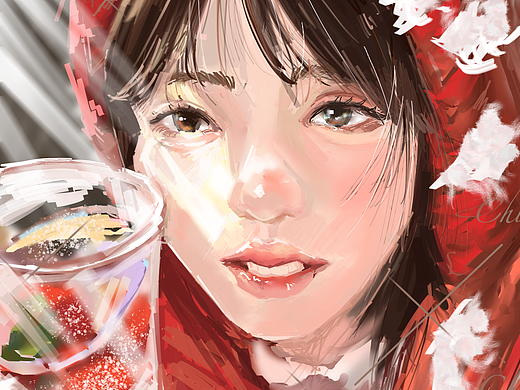 插画人物 板绘