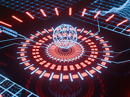 科技運(yùn)動圖形場景